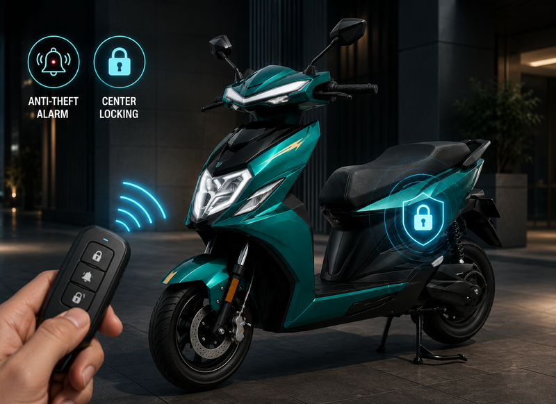 Anti-Theft alarm & center locking